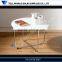 New design solid surface dining table high gloss
