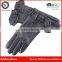2016 Helilai Factory Leather Gloves Popular Ladies Winter Warm Leather Gloves Ruched Cuff Leather Gloves