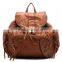 2016 Washed PU backpack New Fashion Ladies backpack From Factory Washed Faux Leather Backpack