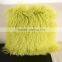 ALICEFUR Custom Size Real Mogolian Sheep Fur Pillow Case