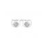 stylish shell pearl with stainless steel gold heart jewerly set