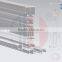 Anodized durable aluminum bottom runner profile for doors