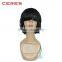 2016 new fashion short cut synthetic hair box braid wig for african black woman