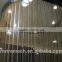 Decorative hanging metal bead curtain