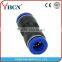 High quality PU plastic connector air fitting plastic pipe fittings white fitting