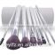 Top-selling 8pcs White Travelling Makeup Brush Set With Makeup Cup Holder