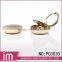 Cosmetic packing round plastic compact powder containers