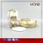 wholesale 10g 15g 30g 50g oblique tapered gold acrylic cosmetic jar; plastic cosmetic for skin care