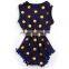 knitted baby jumpsuit black yellow spot rompers baby girls rompers jumpsuits