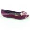 Comfortable new style lady flat shoes with bow