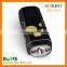 FM Radio Rechargeable LED Flashlight Charged via Hand Cranking & USB for Emergency