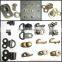 Metal hook& belt buckle for denim dungarees and shoes accessories