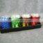 electroplate glass candle cup with engraved pattern