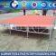 aluminum frame height adjustable portable stage platform