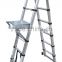 3.8M multi-purpose A-frame step ladder ZT-J6