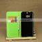Good quality top sell for htc one m8 case leather flip cover