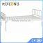 Single Function Powder Coated Hospital Flat Medical Bed