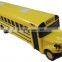 diecast metallic miniature school bus model toy