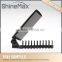 Black folding plastic hair comb
