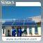 solar pole mounting system for solar panel system