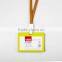 Eco friendly material PP plastic id card holder with lanyard