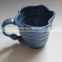 ceramic blue wave mug with wave design mug