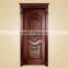 Antique Style Curved Flower Interior Wooden Door