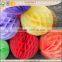 round paper ball Mini Honeycomb Tissue Paper Christmas Ball Garland