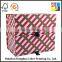 Handmade Paper Box Folding Storage Box Red White Strip Pape Box Decorative Gift Box