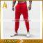 Oem red Plain mens Gym Sweatpants Tapered Jogger Pants Slim Fit men Blank Joggers