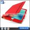 Made in china new product red color slot design 9.7 inch synthetic leather tablet case for ipad air