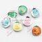 Metal enameled pumpkin epoxy charm (JP08)