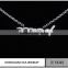 Classic Design 925 Silver Fashion Letter Hope Pendant Necklace jewelry