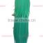 Free sample green crochet long braid hair wig synthetic braiding hair wig