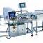 stainless steel #304 combined check weigher and metal detector equipment with automatic rejection systems