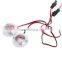 LED Flash Strobe Warning Light Car Motorcycle Emergency Lamp Round Bulb Controller 5W 2Pcs