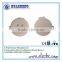 Hot selling 40mm round white color good stability microphone transmitter