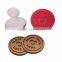 Hot selling funny silicone DIY cookie stamp, set of 3