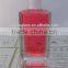 mini square type glass vodka bottle with cork