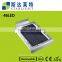 46 led aluminum pad ip65 450LM PIR sensor + Light control+weak light motion sensor solar led light