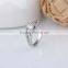 925 sterling silver classic prong setting with four finger zircon