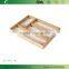 Bamboo Cutlery Tray Organizador