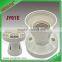 lamp holder screw type white color straight e27 lamp holder