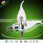 High lumens 120m/lm led window candle lights 4w led ligth bulb for ceiling lamp replace