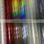 Colorful hot stamping foil hologram foils with different patterns for paper and PVC Card