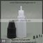 vape ejuice bottle 30ml dropper bottle with childproof black CAPS