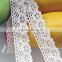 white Small round flower lace cotton for sofa cushion and lace ribbon 250101