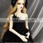 Hot selling synthetic long dark blonde loose wavy bjd doll wig
