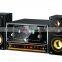 black wooden 2.1 usb sd computer speakers with USB and SD SA-33