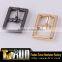 Shoes fashion small gold square metal buckles